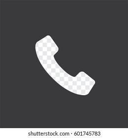 An Illustrated Icon Isolated on a Background - Telephone