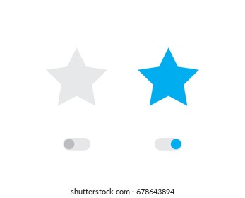 An Illustrated Icon Isolated on a Background - 5 Pointed Star