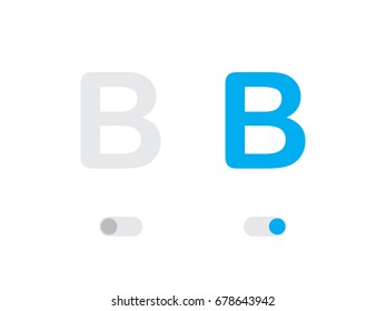 An Illustrated Icon Isolated on a Background - B