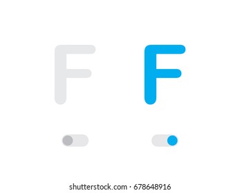 An Illustrated Icon Isolated on a Background - F