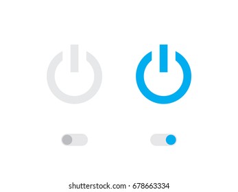 An Illustrated Icon Isolated on a Background - Power