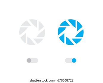 An Illustrated Icon Isolated on a Background - Shutter