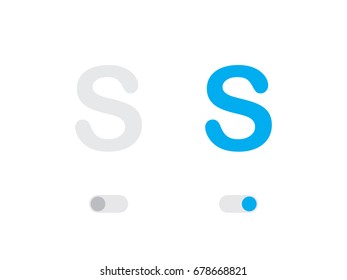 An Illustrated Icon Isolated on a Background - S