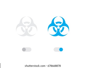 An Illustrated Icon Isolated on a Background - Radio Active