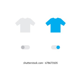An Illustrated Icon Isolated on a Background - T Shirt