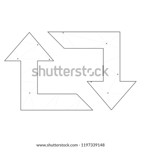 An Illustrated Icon Isolated on a Background - Square Refresh