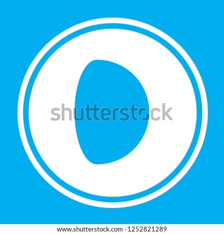 An Illustrated Icon Isolated on a Background - Waxing Gibbous Moon