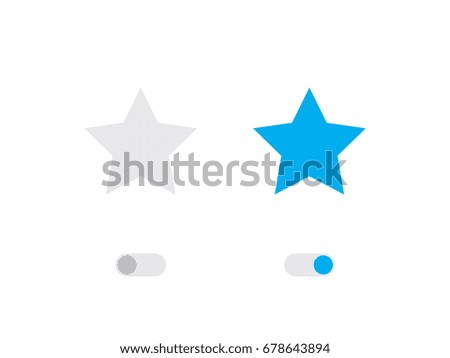 An Illustrated Icon Isolated on a Background - 5 Pointed Star