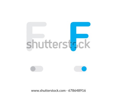 An Illustrated Icon Isolated on a Background - F