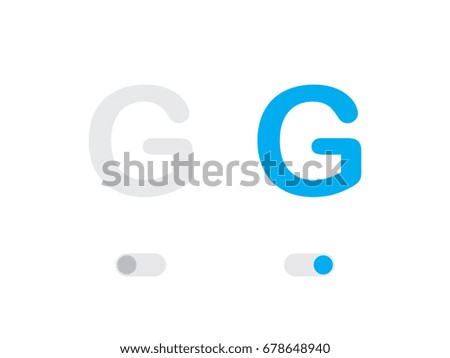An Illustrated Icon Isolated on a Background - G