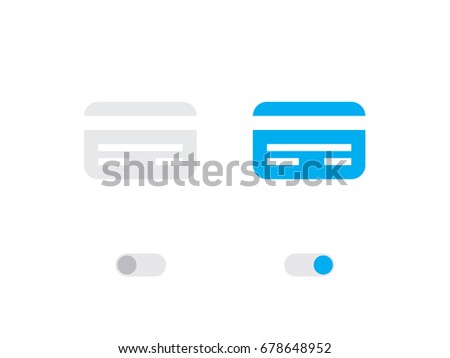 An Illustrated Icon Isolated on a Background - ID Card