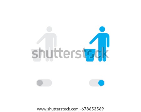 An Illustrated Icon Isolated on a Background - ManBin