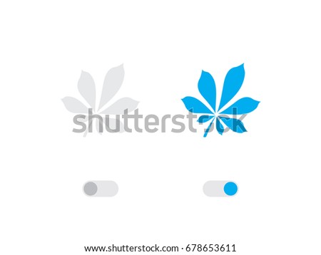 An Illustrated Icon Isolated on a Background - Leaf2