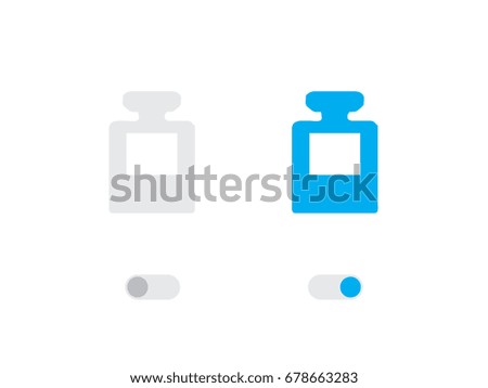 An Illustrated Icon Isolated on a Background - Ink Pot