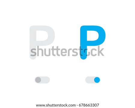 An Illustrated Icon Isolated on a Background - P