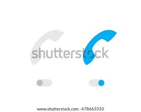 An Illustrated Icon Isolated on a Background - Phone