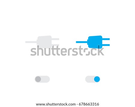 An Illustrated Icon Isolated on a Background - Plug