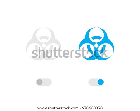An Illustrated Icon Isolated on a Background - Radio Active