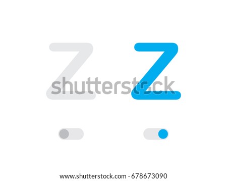 An Illustrated Icon Isolated on a Background - Z