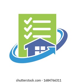 Illustrated icons with the concept of completing work assignments from home.