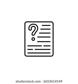 Illustrated Information Sheet Depicting Uncertainty And Open Questions