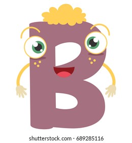Illustrated Letter B