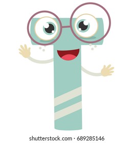 Illustrated Letter T