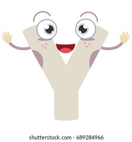 Illustrated Letter Y