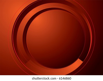 Illustrated modern circular design ideal as a background to a web page or presenation
