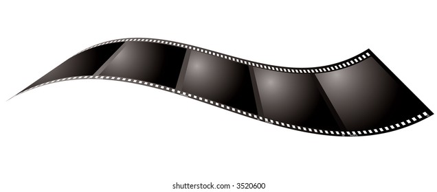 Illustrated piece of film that could be used as a place holder or background
