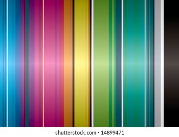 Illustrated rainbow background that would make an ideal desktop