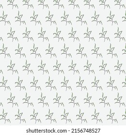 Patrón de hojas verdes sin soldadura ilustrado