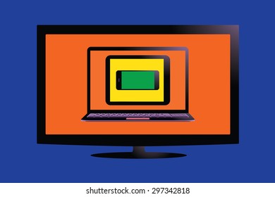 An Illustrated set of Modern Digital devices
