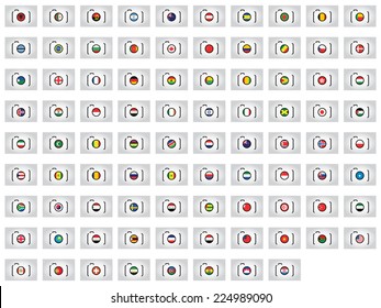 An Illustrated Set of World Flags - Camara