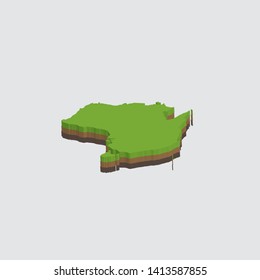 An Illustrated Shape of Australia