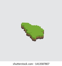 An Illustrated Shape of Belgium