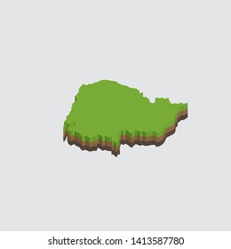An Illustrated Shape of Cambodia