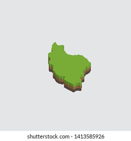 An Illustrated Shape of Iran