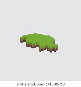 An Illustrated Shape of Switzerland