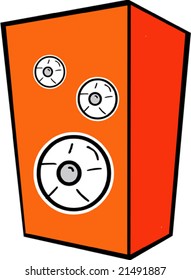 Illustrated speaker sound system