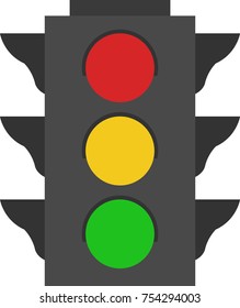 Illustrated traffic light