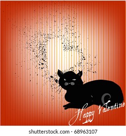 illustrated valentine background