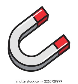 vector ilustrado de Magnet aislado
