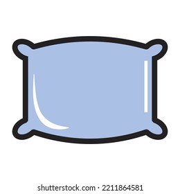illustrated vector of pillow isolated