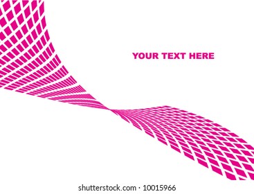 Illustrated wave dotted design