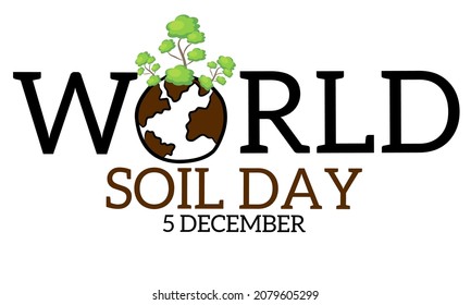 illustrati vector poster commemorating world soil day