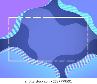 Illustratin Vector Graphic Of Simple Liquid paper cut Good For Background