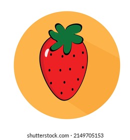 Illustratin vector graphic of Strawbery delicious fruit
