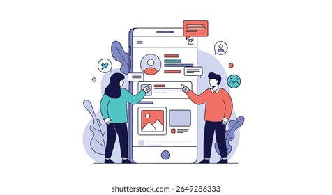 Ilustrando um processo de design de experiência do usuário digital para projetos de desenvolvimento de aplicativos móveis