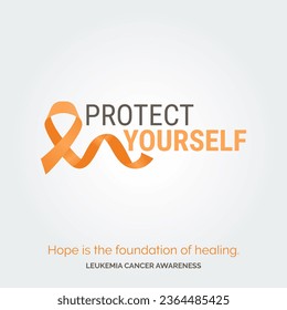 Illustrating Hope Vector Background Leukemia Cancer Drive